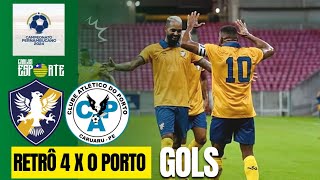 RETRÔ X PORTO Campeonato pernambucano 2024 Gols do jogo [upl. by Grant125]