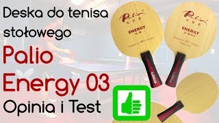 Palio Energy 03 Deska do tenisa stołowego  Opinia [upl. by Angelle889]