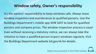 Window safety Owners responsibility [upl. by Killion]