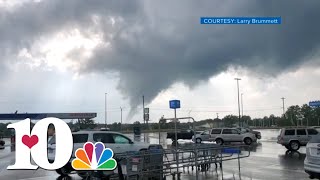 Incredible video shows a tornado forming near the Crossville Walmart [upl. by Deckert]