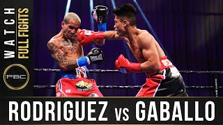 Rodriguez vs Gaballo FULL FIGHT December 19 2020  PBC on SHOWTIME [upl. by Eriuqs]