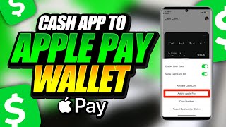 How to Add Cash App to Apple Pay Wallet  Connect and Link Card [upl. by Jc]