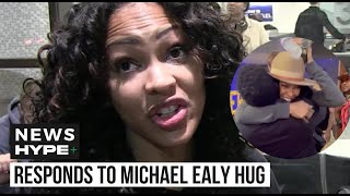 Meagan Good Finally Responds To Michael Ealy Hug In Front Of Jonathan Majors  HP News [upl. by Allain]