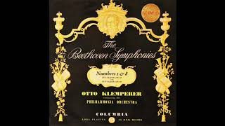 Beethoven Symphony no1  Otto Klemperer The Philharmonia Orchestra 1958 LP [upl. by Kermit]