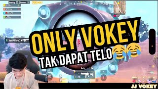 ONLY VOKEY TAK DAPAT TELO KAT SCRIM  VOKEY NYANYI LAGU TELO 😂 [upl. by Bellda]