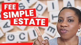 Types of Fee Simple Estate  Freehold Estate Illinois Broker Exam [upl. by Georgianne]