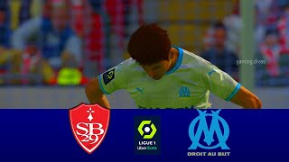 Brest vs Marseille Résumé et Buts  Ligue 1 202425 [upl. by Miksen302]