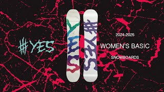 YES Snowboards 2425 Women’s Basic [upl. by Krock]