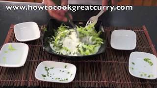 CUCUMBER RAITA  Indian Yoghurt Curd Recipe [upl. by Verine]