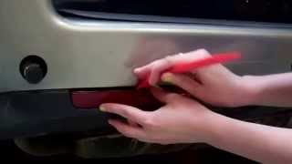 How to change the rear bumper reflectors in a Range Rover L322 [upl. by Anerok]