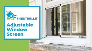 Fenestrelle Adjustable Window Screen [upl. by Nahseez]