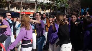 2024 2101 CASTELLERS A LES FESTES DE SANT ANTONI BARCELONA [upl. by Notsle134]