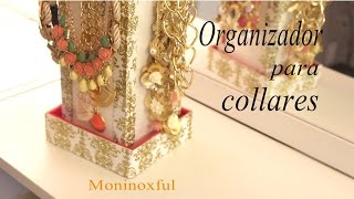 DIY Organizador para Collares  Jewelry Organizer [upl. by Niwroc]