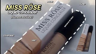 Miss Rose liquid Concealer Honest Review  Review [upl. by Almeta]