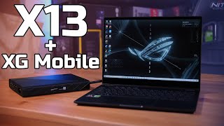 Asus ROG Flow X13  XG Mobile Review  Cool but why  TechteamGB [upl. by Gilda]