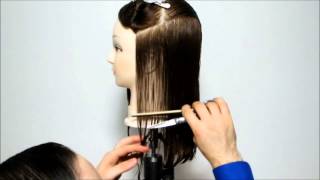 Tutorial taglio capelli donna  Taglio lungo ad una lunghezza [upl. by Ailime933]