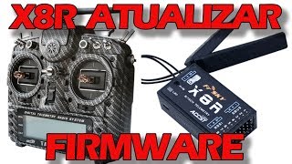 TUTORIAL de como ATUALIZAR o receptor FrSky X8R  TARANIS [upl. by Luaped131]