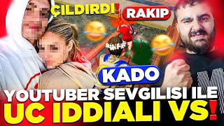 YOUTUBER SEVGİLİSİ İLE UC İDDİALI VS ÇILDIRDI 🤣 Pubg Mobile [upl. by Whale]