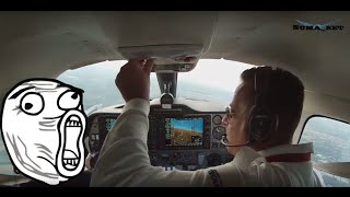 Engine failure  Training  Tecnam P2006T [upl. by Wilonah]