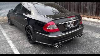 MercedesBenz E550 W211 Cold Start [upl. by Merlina]