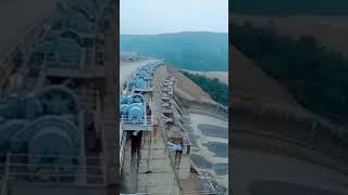 Tarbela Dam flood gate opening  Flood gate opening alarmshorts flood dam [upl. by Nrev]