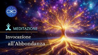 Meditazione guidata abbondanza e legge di attrazione  Invocazione allabbondanza [upl. by Oberon605]