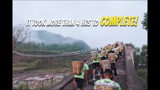 GURKHA army trainees  15 miles with 15kg DOKO tabbing [upl. by Alonzo143]