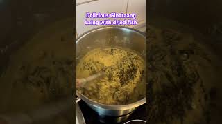 Delicious Ginataang Laing with dried fish [upl. by Ahselef471]