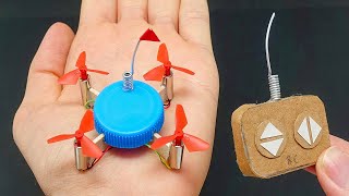 Construí un DRONE CASERO en Miniatura FUNCIONA 🚁🔥 [upl. by Dinnie]