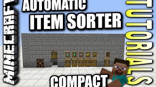 Minecraft Bedrock  EASY ITEM SORTER 🗃️  Automatic  Tutorial  MCPE  Xbox  Switch  Windows 10 [upl. by Burman]