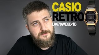 Recenzja DAMSKI ZEGAREK CASIO RETRO LA670WEGB 1B [upl. by Ayet]