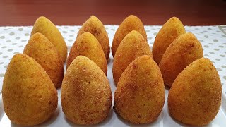 ARANCINI PERFETTI IN POCHI MINUTI METODO INFALLIBILE GOLOSI VELOCI FACILI  ITALIAN RICE BALLS [upl. by Suivatco]