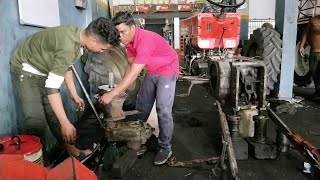 HMT 2522 tractor brake repair and break fitting Video hmttractorbrake [upl. by Joete]