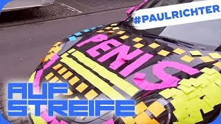 Porsche Prank Wer hat das Auto mit PostIts vollgeklebt  PaulRichterTag  Auf Streife  SAT1 TV [upl. by Eniamrehs]