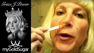 Nostril Hair Removal Using Sugaring  Vadazzlecom [upl. by Ybeloc]