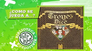 Como se Juega a Troyes Dice en castellano Juego de Mesa Roll amp Write [upl. by Dotson]