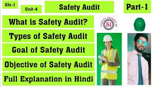 What is Safety Audit in hindiTypesGoal and Objectives of Safety Audit in hindi [upl. by Crystie335]