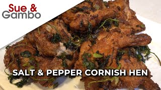 Chinese Salt and Pepper Cornish Hen Recipe [upl. by Hermosa]