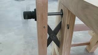 Moravian Workbench with Crisscross 14 [upl. by Anippesuig]