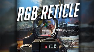 Apex Legends RGB Color Changing Reticle Tutorial [upl. by Esinehc987]