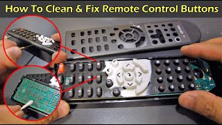 How to Fix amp Clean Your Remote Control Buttons [upl. by Debera]