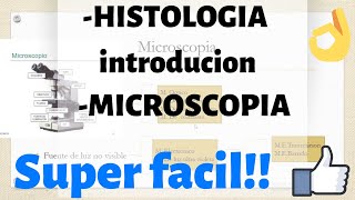 Histología Introducción y microscopia generalidades MEJOR EXPLICADO [upl. by Ahselyt]