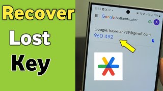 How to recover google authenticator key  Google authenticator code lost  key Recover [upl. by Nylatsyrc]