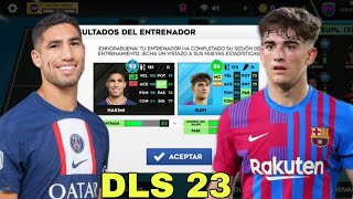 MEJORANDO AL MAXIMO A HAKIMI Y GAVI EN DREAM LEAGUE SOCCER 23 ♥️🤩✨DLS 23 🤩 JUGADORES LEGENDARIOS 🔥💪😎 [upl. by Della]