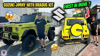 SUZUKI JIMNY WITH BRABUS KIT  FIRST IN INDIA  😱🤯 [upl. by Ledarf]