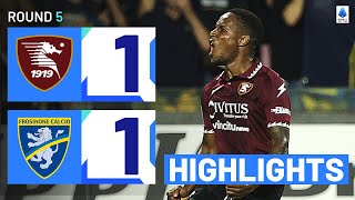 SalernitanaFrosinone 11  Cabral scores first to secure draw Goals amp Highlights  Serie A 202324 [upl. by Drannek]