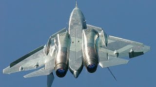 Sukhoi PAK FA T50 New Russian Fighter Jet  Su57Новый T50 ПАК ФА получил имя СУ57 [upl. by Chelsie519]