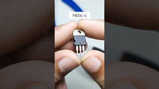 Adjustable Voltage Regulator Using 7806 ic 😱  Electronics shorts [upl. by Seale208]