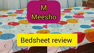 meesho bedsheet review 😯 price itna इतने दिनों से vlog क्यों नहीं आ रहे थे 🤔🤫 [upl. by Avirt840]