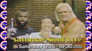 Mr T amp Hulk Hogan host SNL Guest Host Promos [upl. by Eanar]